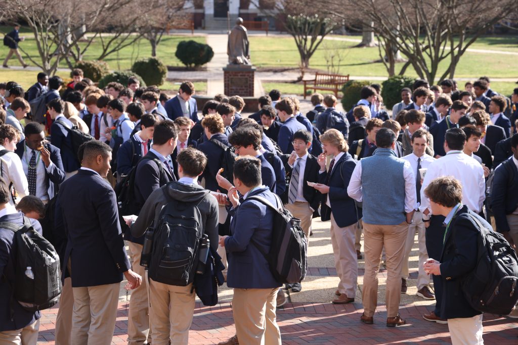 All school gatherings in the Quad are hosted by various student clubs to celebrate culture and community