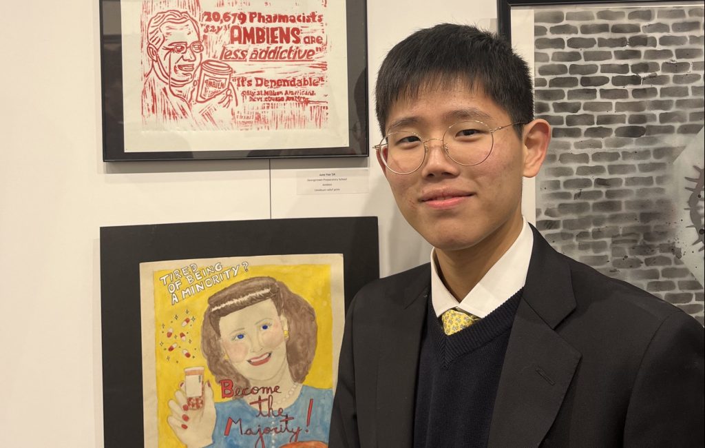 Visual arts at Prep, Juneho Yeo '24 places in the Stone Ridge Juried Art Show